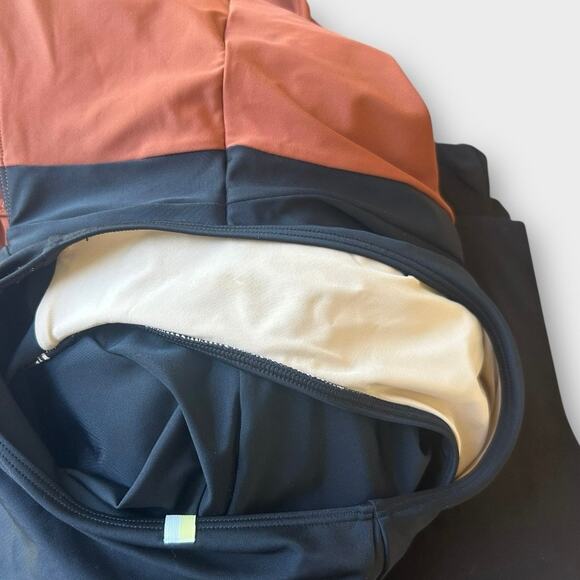 Summersalt Black and Brown One Piece Swimsuit V-Neck Color Block - Picture 9 of 9